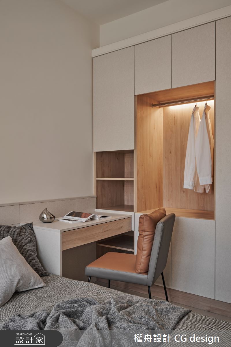 25坪新成屋(5年以下)＿混搭風臥室案例圖片＿權舟室內設計有限公司＿權舟_圓原-楊梅.混搭宅之20
