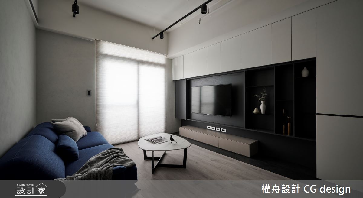 23坪老屋(16~30年)＿混搭風客廳案例圖片＿權舟室內設計有限公司＿權舟_T宅-新北.混搭宅之9