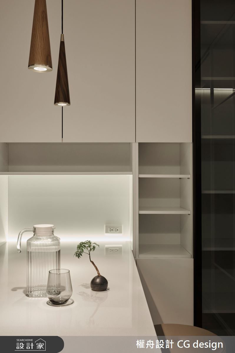 26坪新成屋(5年以下)＿混搭風中島案例圖片＿權舟室內設計有限公司＿權舟_隱域-桃園.混搭宅之12