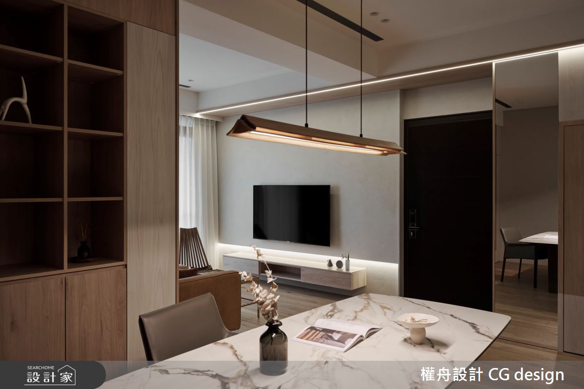 26坪新成屋(5年以下)＿混搭風餐廳案例圖片＿權舟室內設計有限公司＿權舟_隱域-桃園.混搭宅之8