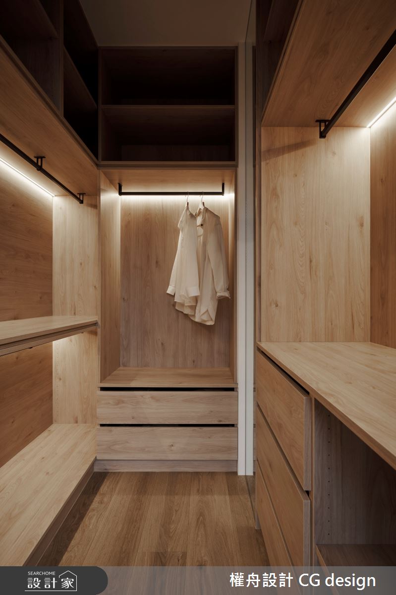 26坪新成屋(5年以下)＿混搭風更衣間案例圖片＿權舟室內設計有限公司＿權舟_隱域-桃園.混搭宅之20