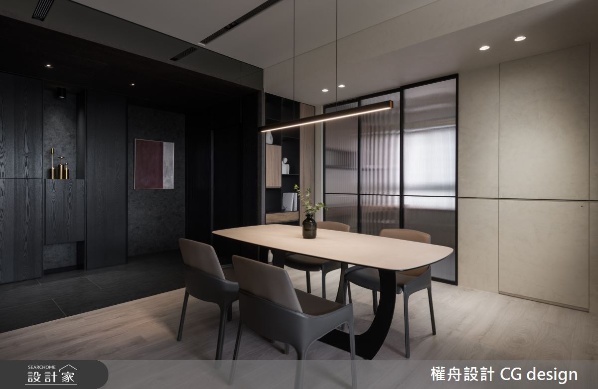 18坪新成屋(5年以下)＿混搭風餐廳案例圖片＿權舟室內設計有限公司＿權舟_Endless Phantom-新北.混搭宅之18