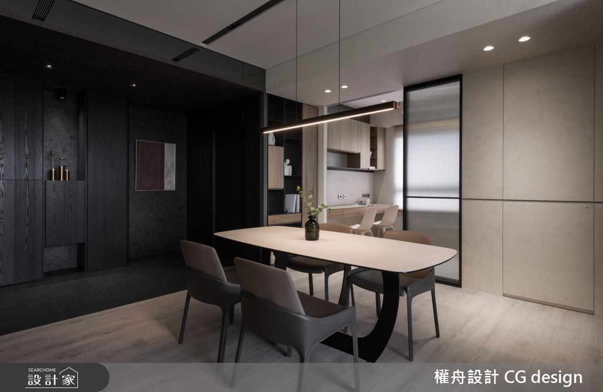 18坪新成屋(5年以下)＿混搭風餐廳書房案例圖片＿權舟室內設計有限公司＿權舟_Endless Phantom-新北.混搭宅之19
