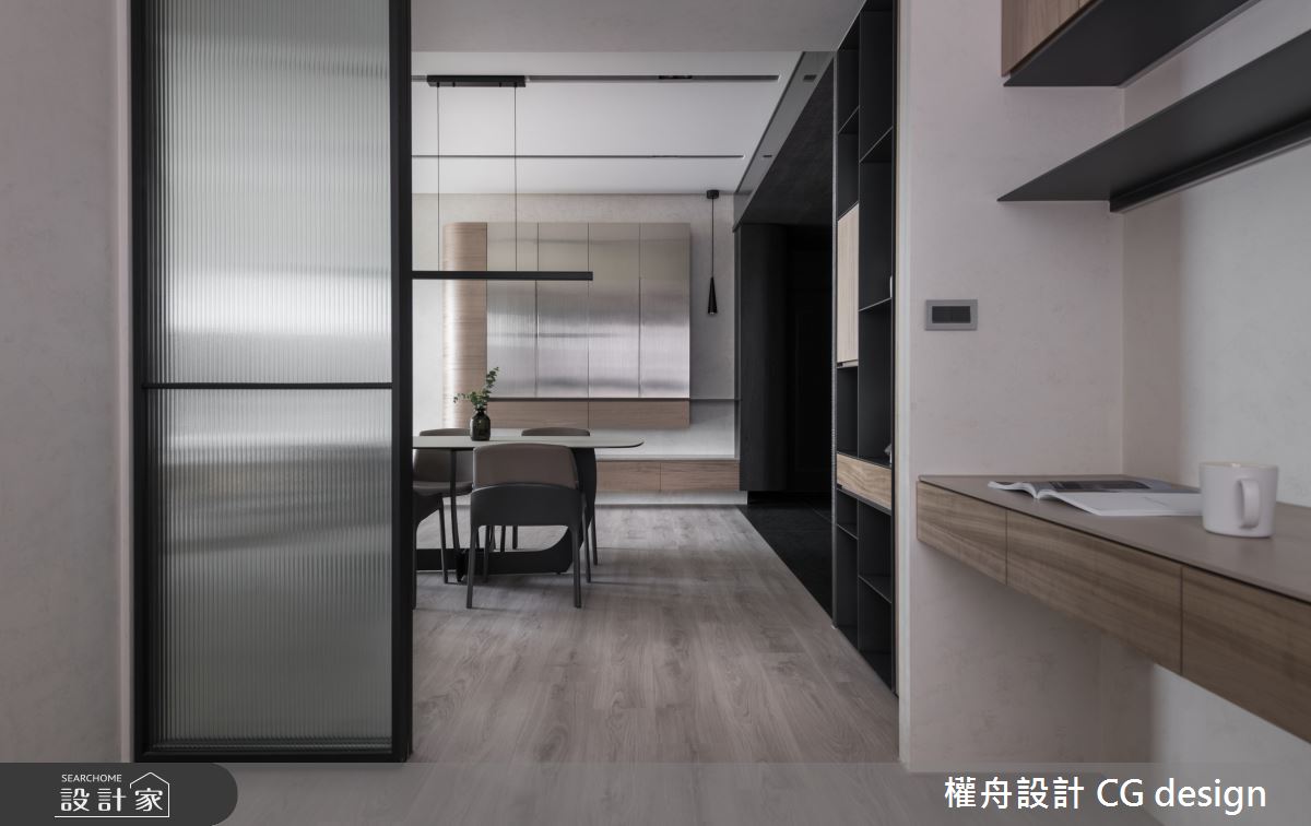 18坪新成屋(5年以下)＿混搭風餐廳書房案例圖片＿權舟室內設計有限公司＿權舟_Endless Phantom-新北.混搭宅之26