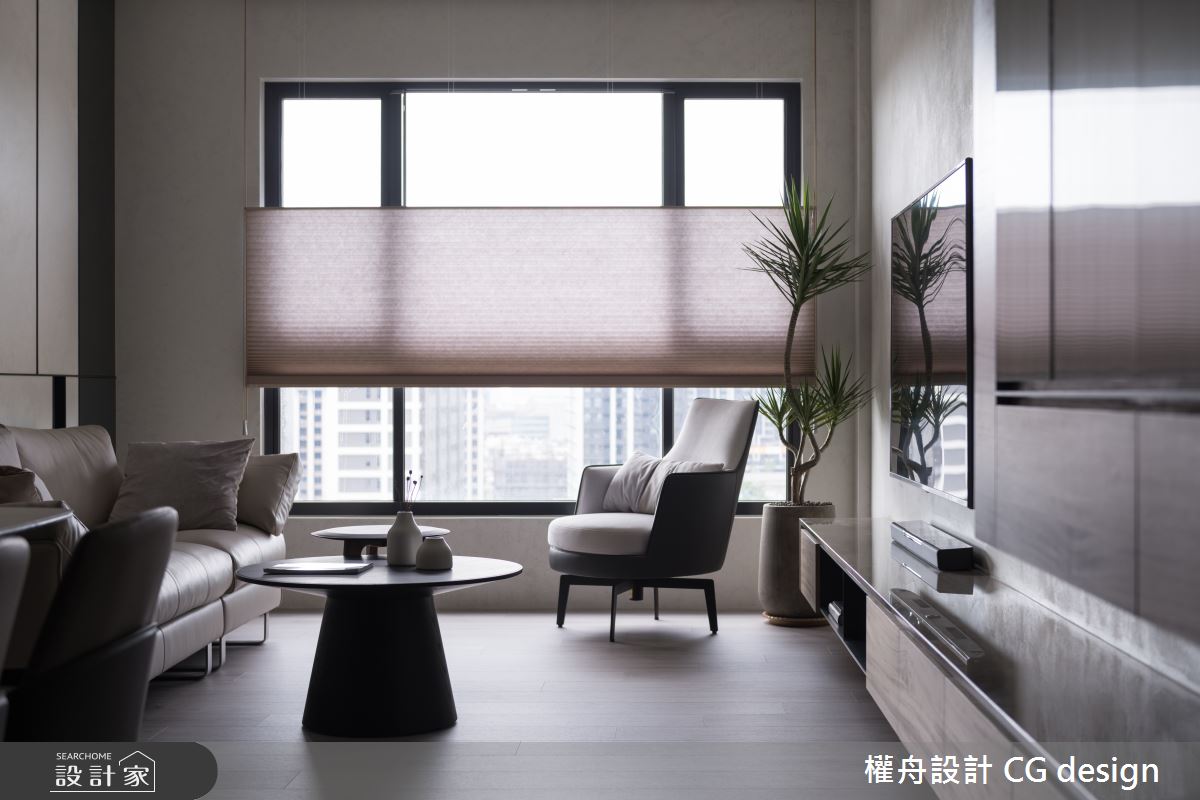 18坪新成屋(5年以下)＿混搭風客廳案例圖片＿權舟室內設計有限公司＿權舟_Endless Phantom-新北.混搭宅之11