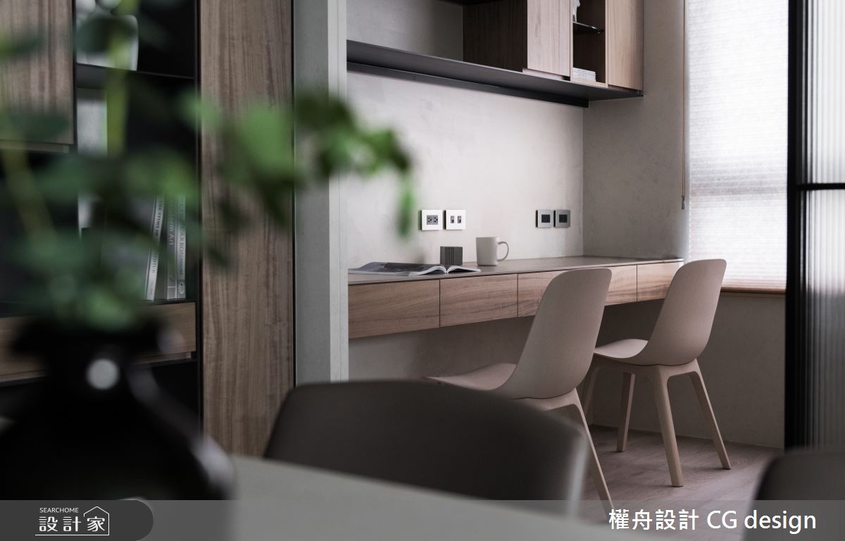 18坪新成屋(5年以下)＿混搭風書房案例圖片＿權舟室內設計有限公司＿權舟_Endless Phantom-新北.混搭宅之23