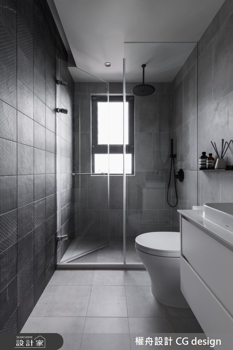 18坪新成屋(5年以下)＿混搭風浴室案例圖片＿權舟室內設計有限公司＿權舟_Endless Phantom-新北.混搭宅之27