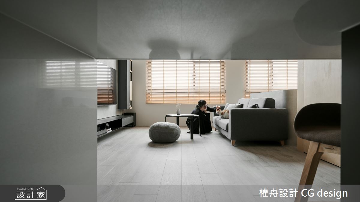 22坪中古屋(5~15年)＿混搭風客廳案例圖片＿權舟室內設計有限公司＿權舟_Immerse・in the dawn-桃園.混搭宅之2