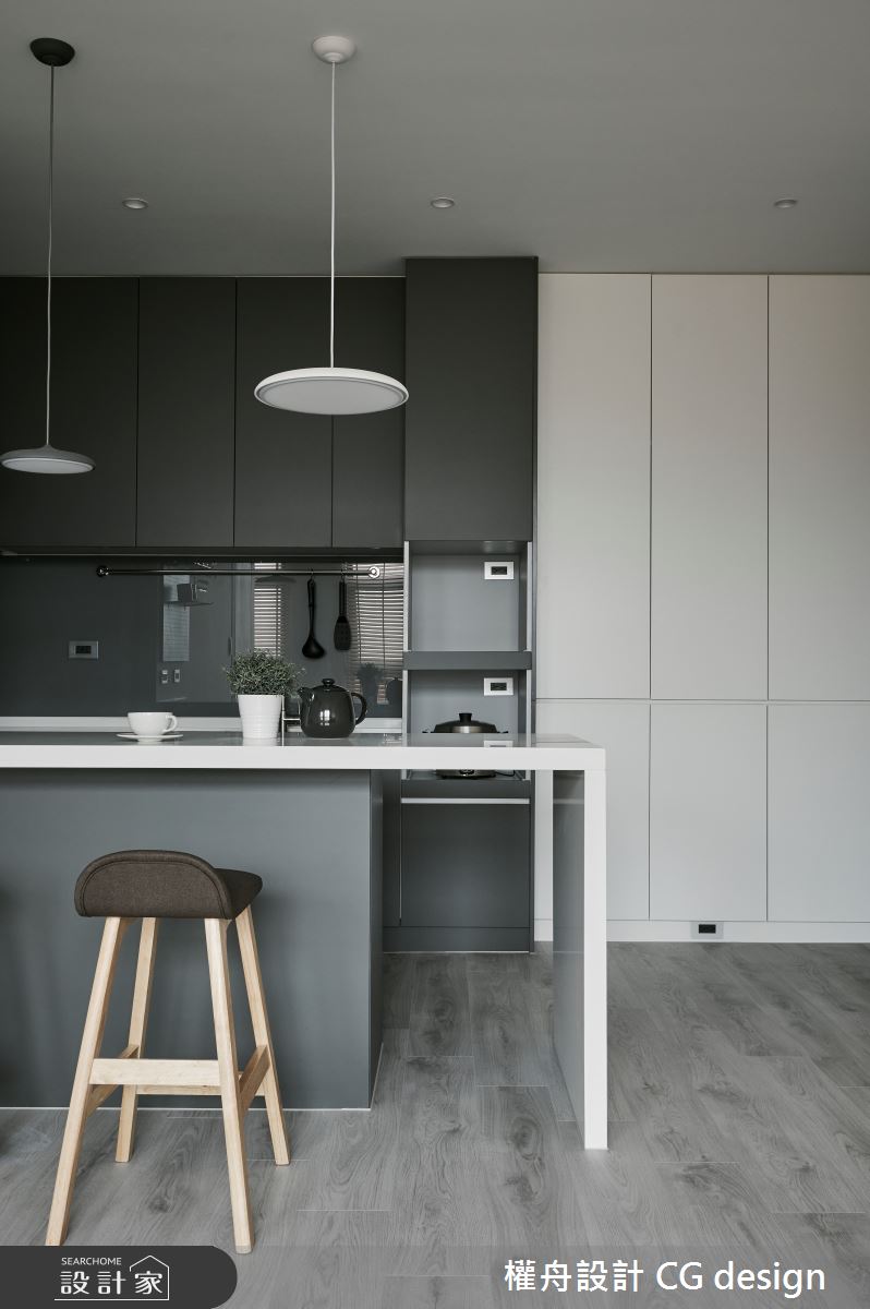 22坪中古屋(5~15年)＿混搭風餐廳廚房中島案例圖片＿權舟室內設計有限公司＿權舟_Immerse・in the dawn-桃園.混搭宅之14