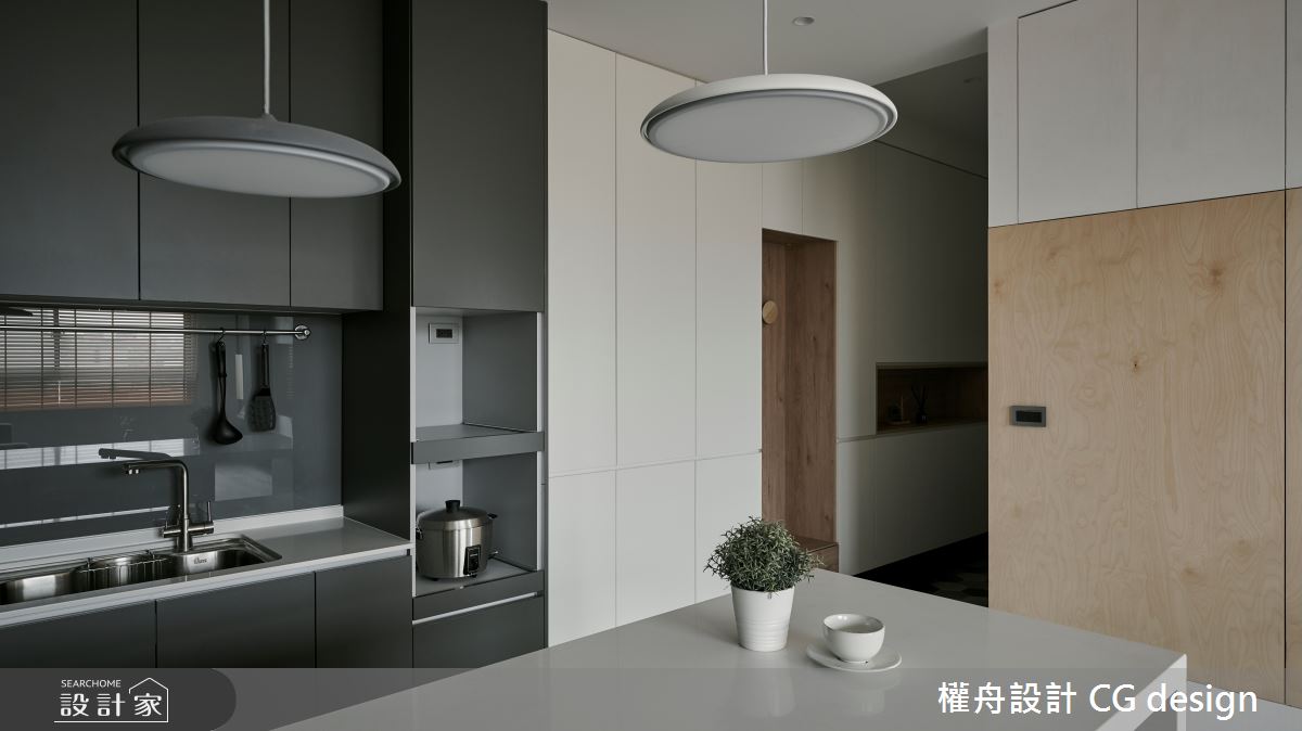 22坪中古屋(5~15年)＿混搭風餐廳廚房中島案例圖片＿權舟室內設計有限公司＿權舟_Immerse・in the dawn-桃園.混搭宅之12