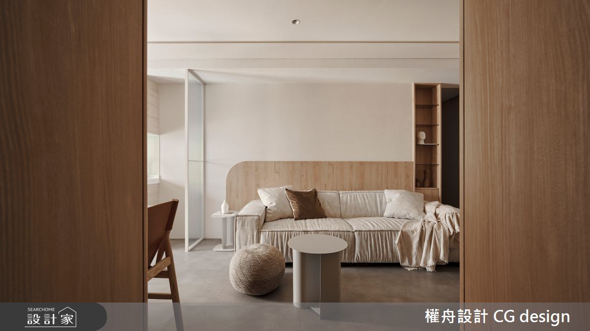 15坪新成屋(5年以下)＿混搭風客廳案例圖片＿權舟室內設計有限公司＿權舟_光曦-五股.混搭宅之11