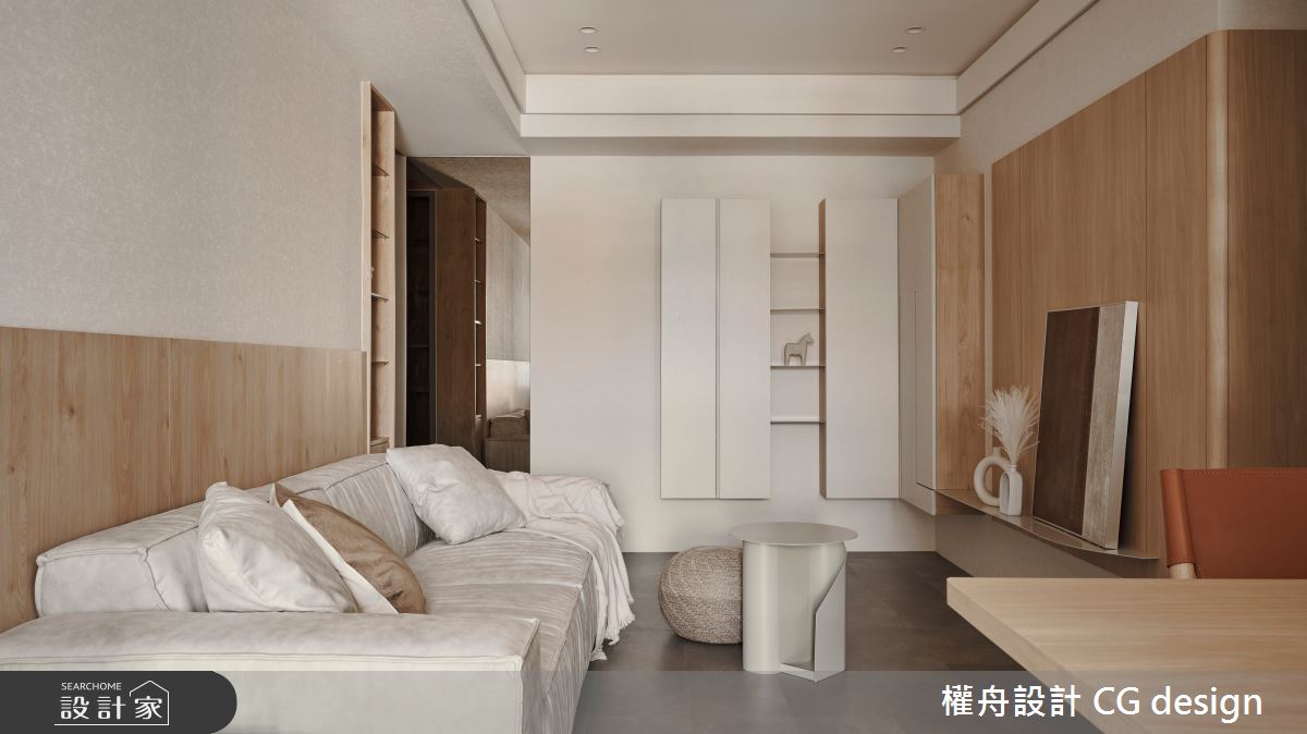 15坪新成屋(5年以下)＿混搭風客廳案例圖片＿權舟室內設計有限公司＿權舟_光曦-五股.混搭宅之4