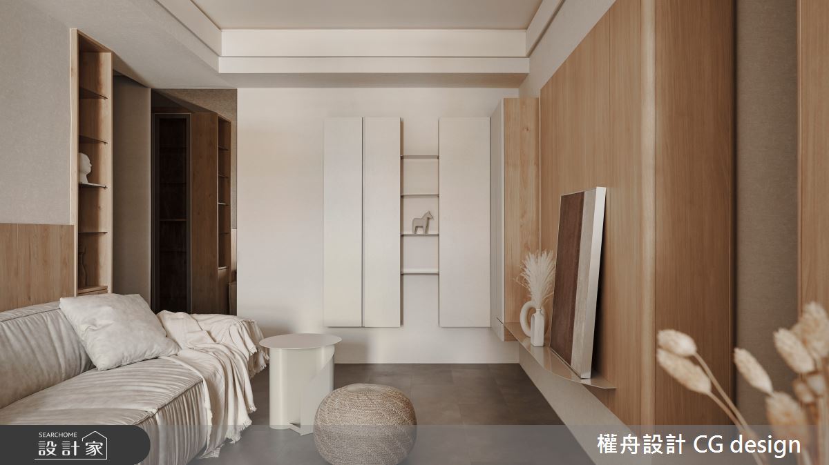 15坪新成屋(5年以下)＿混搭風客廳案例圖片＿權舟室內設計有限公司＿權舟_光曦-五股.混搭宅之3