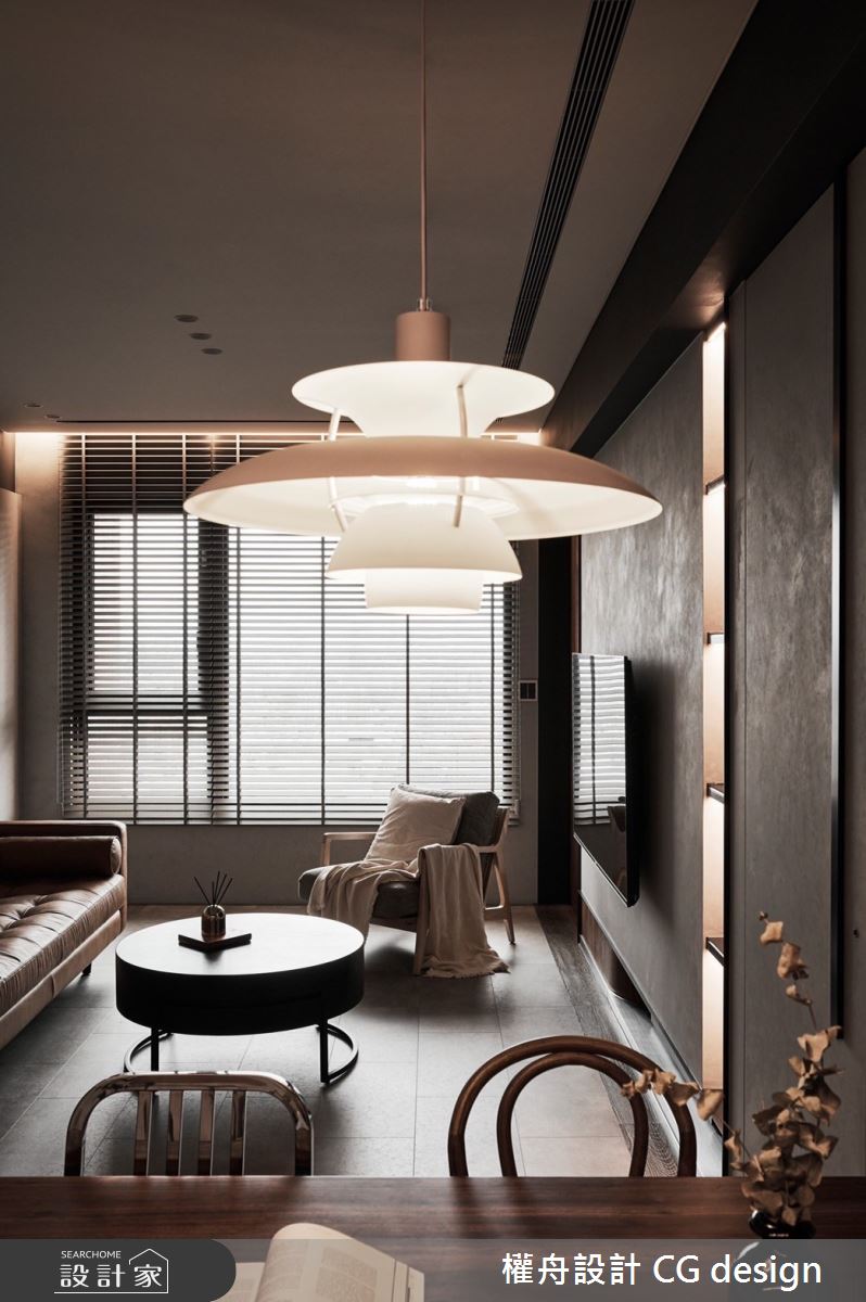 21坪新成屋(5年以下)＿混搭風客廳餐廳案例圖片＿權舟室內設計有限公司＿權舟_Cheerful Contented-新北.混搭宅之10