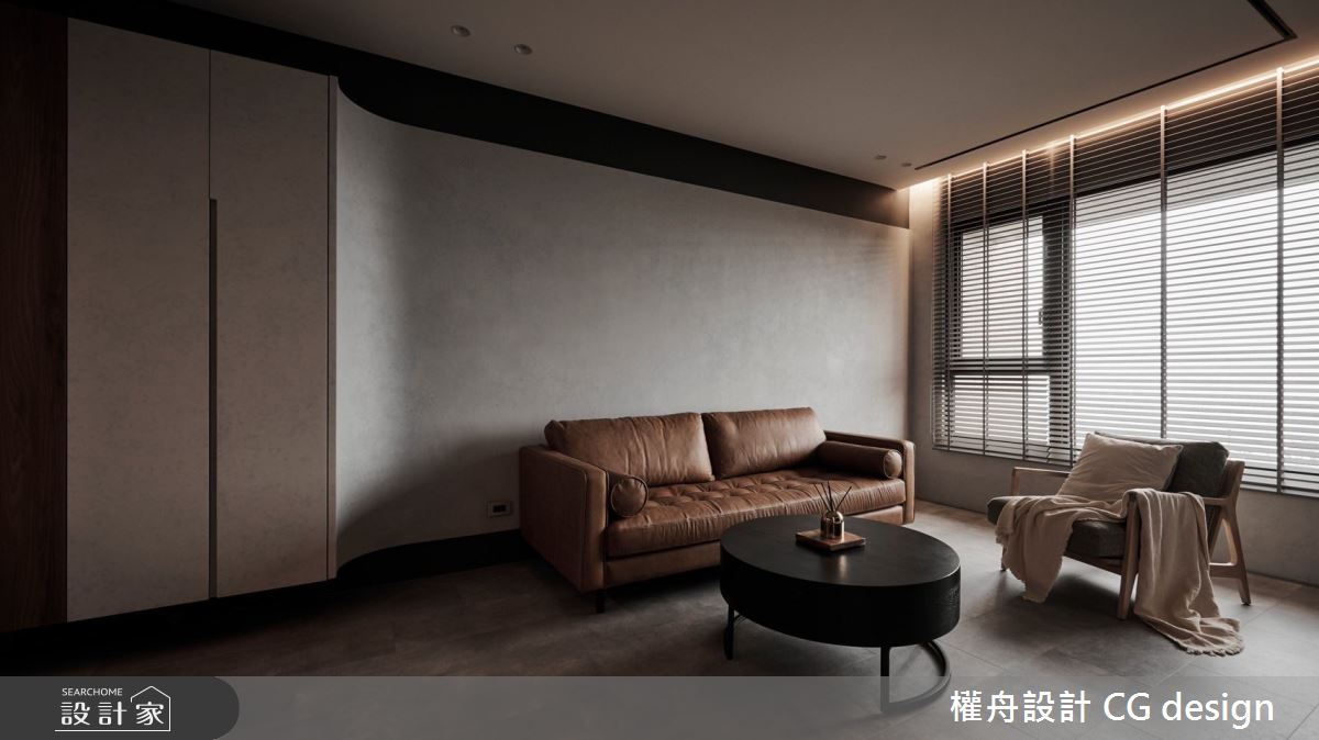 21坪新成屋(5年以下)＿混搭風客廳案例圖片＿權舟室內設計有限公司＿權舟_Cheerful Contented-新北.混搭宅之6