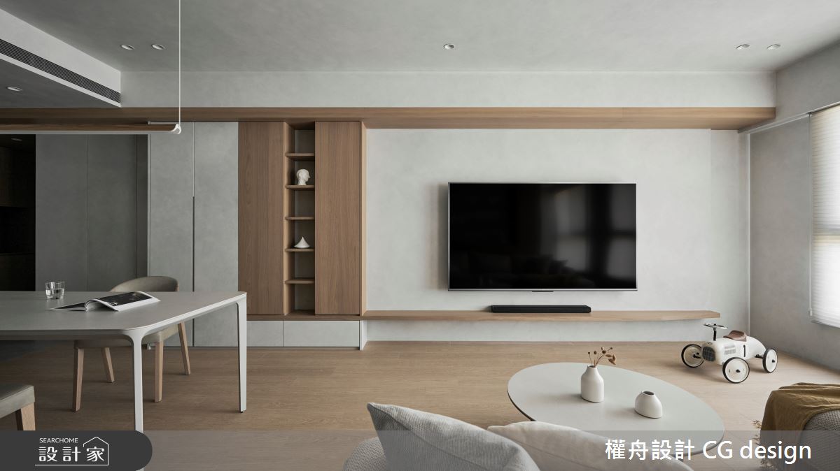 23坪新成屋(5年以下)＿混搭風客廳餐廳案例圖片＿權舟室內設計有限公司＿權舟_睦染．迴-桃園.混搭風之4