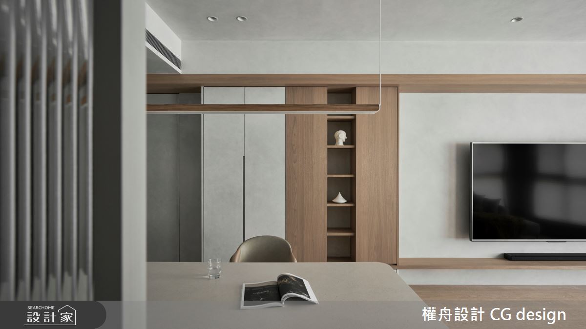 23坪新成屋(5年以下)＿混搭風客廳餐廳案例圖片＿權舟室內設計有限公司＿權舟_睦染．迴-桃園.混搭風之3