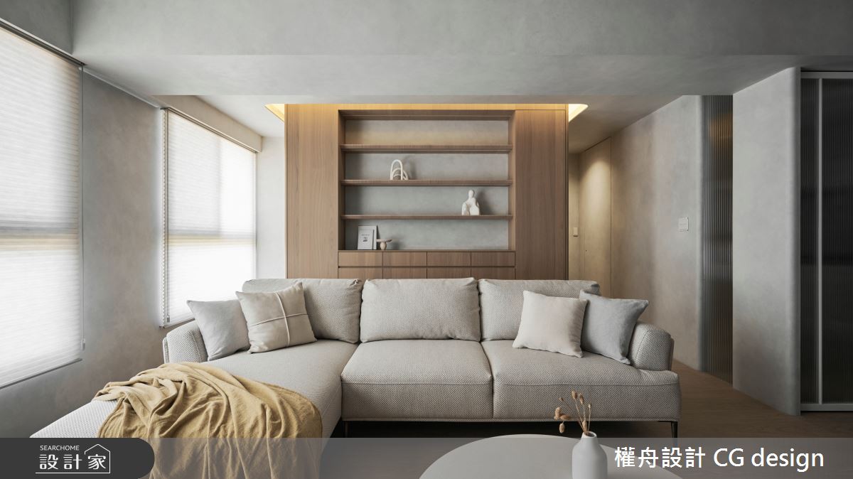 23坪新成屋(5年以下)＿混搭風客廳案例圖片＿權舟室內設計有限公司＿權舟_睦染．迴-桃園.混搭風之9