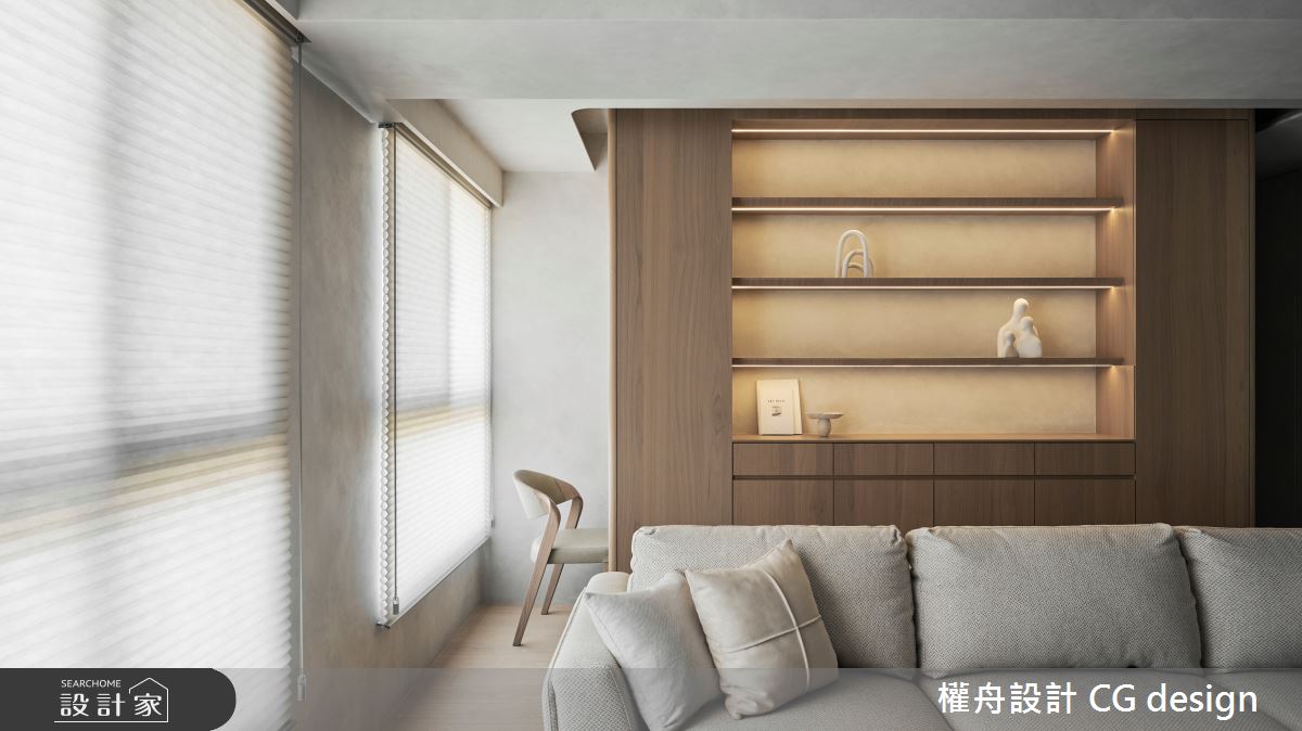 23坪新成屋(5年以下)＿混搭風客廳案例圖片＿權舟室內設計有限公司＿權舟_睦染．迴-桃園.混搭風之10