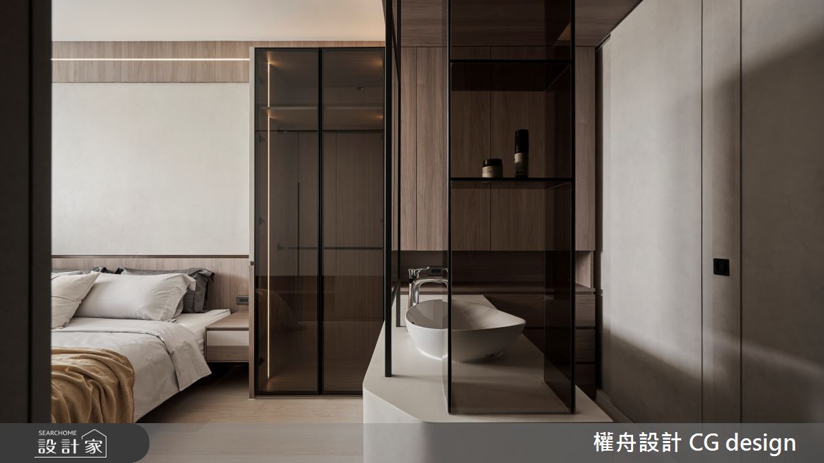 29坪新成屋(5年以下)＿混搭風臥室案例圖片＿權舟室內設計有限公司＿權舟_緲苒-新北.混搭風之16