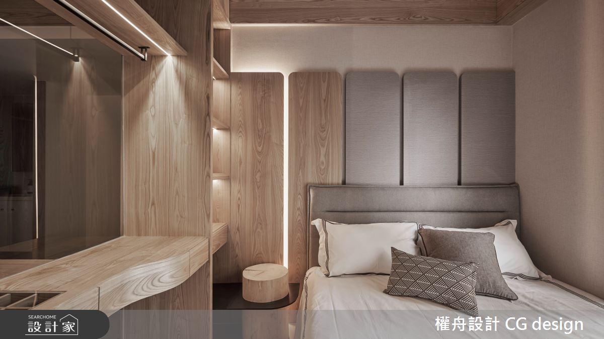 12坪新成屋(5年以下)＿混搭風臥室案例圖片＿權舟室內設計有限公司＿權舟_凝光-新北.混搭風之9