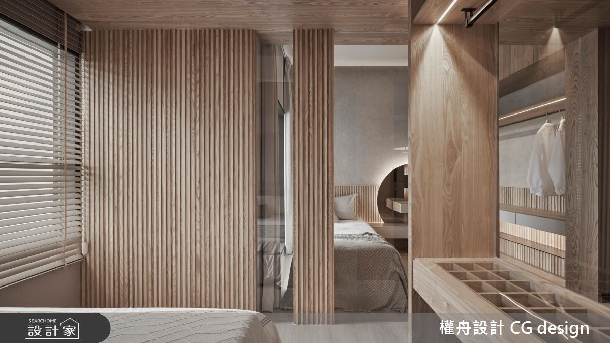 12坪新成屋(5年以下)＿混搭風臥室案例圖片＿權舟室內設計有限公司＿權舟_凝光-新北.混搭風之11