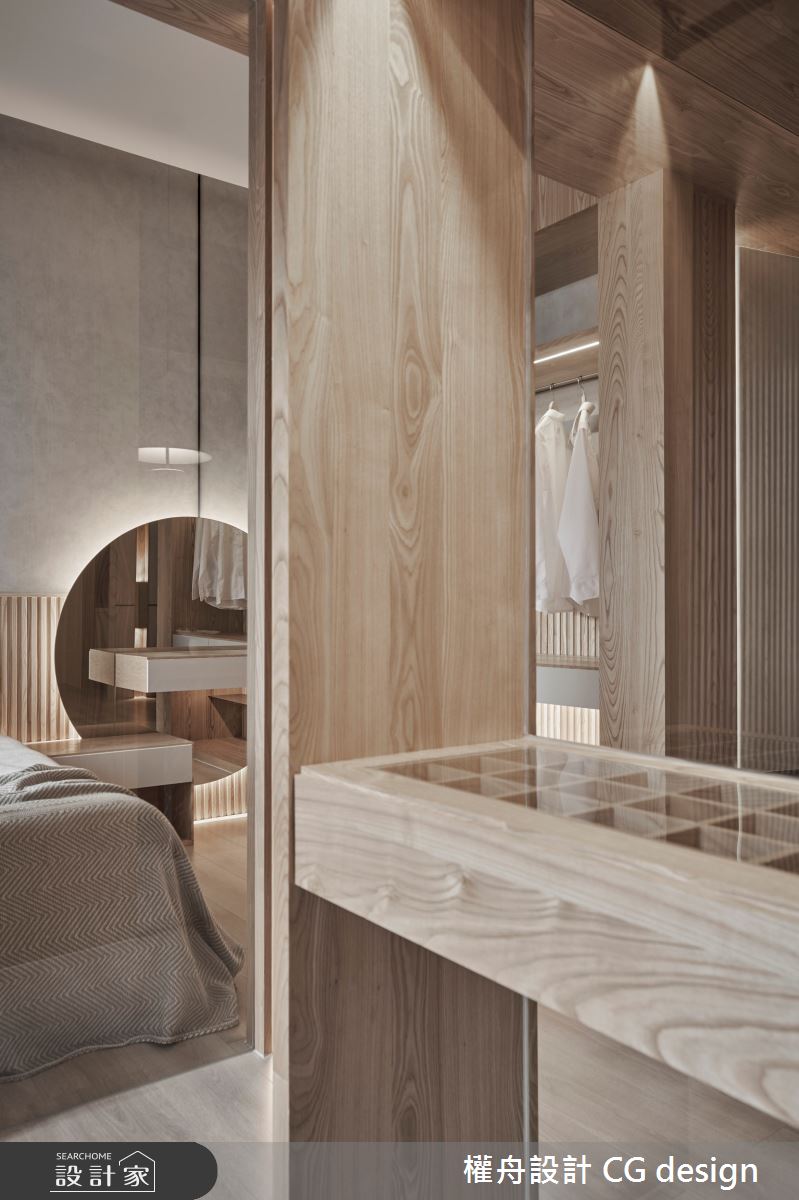 12坪新成屋(5年以下)＿混搭風臥室案例圖片＿權舟室內設計有限公司＿權舟_凝光-新北.混搭風之12