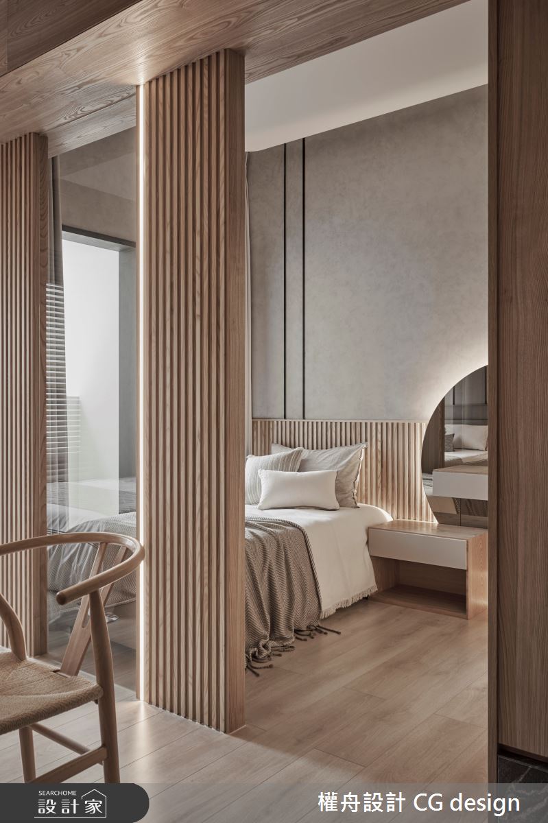 12坪新成屋(5年以下)＿混搭風臥室案例圖片＿權舟室內設計有限公司＿權舟_凝光-新北.混搭風之14