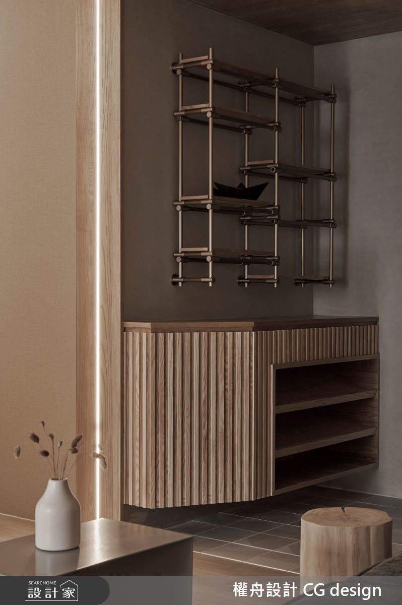 12坪新成屋(5年以下)＿混搭風玄關客廳案例圖片＿權舟室內設計有限公司＿權舟_凝光-新北.混搭風之22