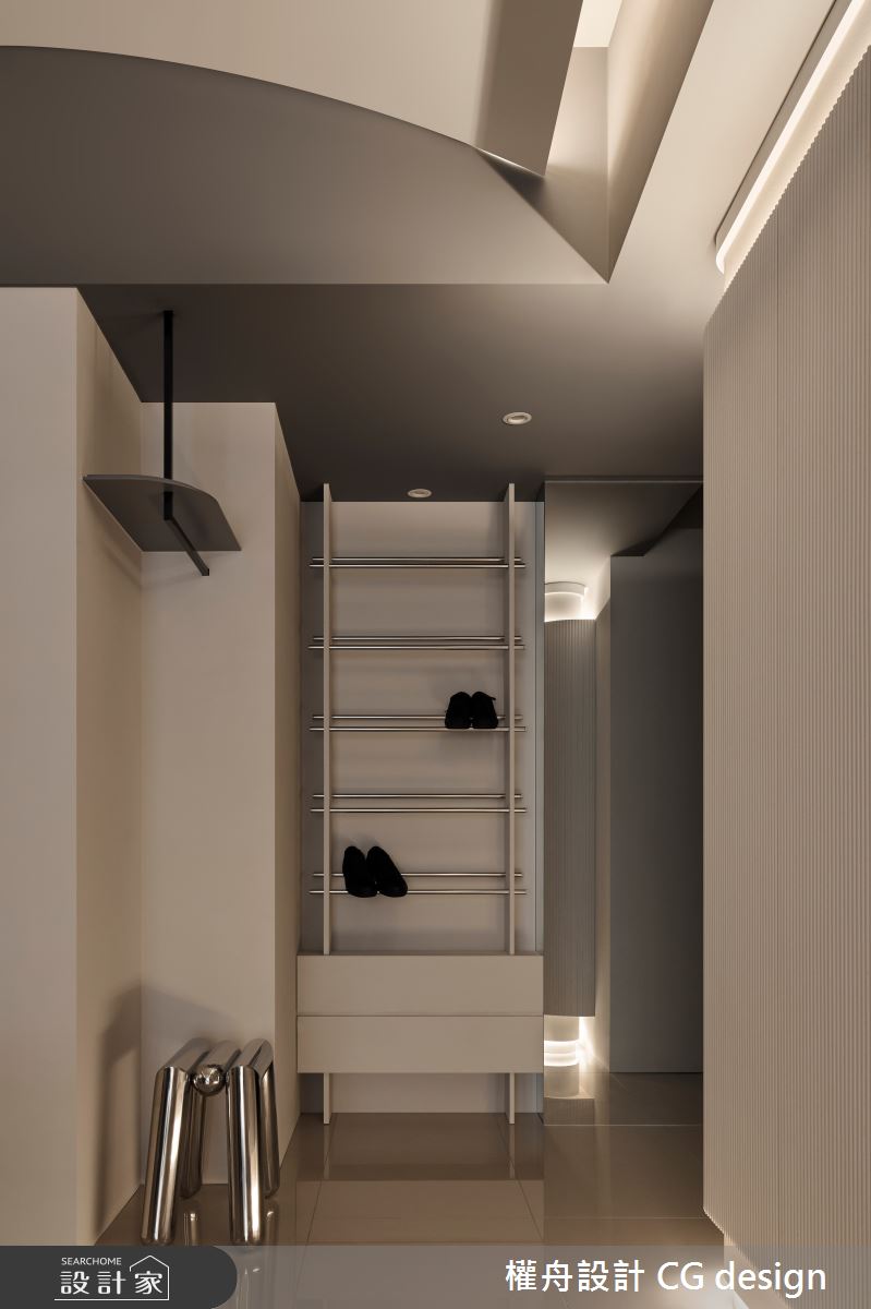 17坪預售屋＿混搭風玄關案例圖片＿權舟室內設計有限公司＿權舟_THE ONE-新北.混搭宅之2