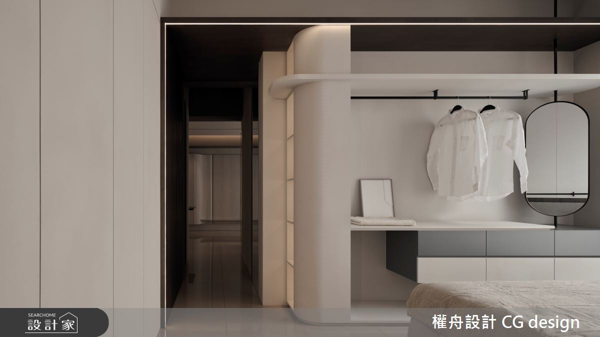 17坪預售屋＿混搭風臥室案例圖片＿權舟室內設計有限公司＿權舟_THE ONE-新北.混搭宅之12