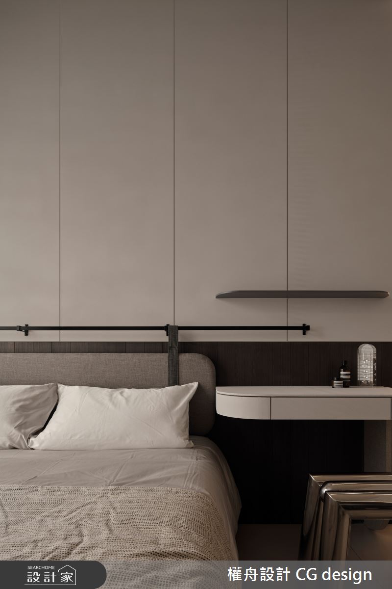 17坪預售屋＿混搭風臥室案例圖片＿權舟室內設計有限公司＿權舟_THE ONE-新北.混搭宅之15