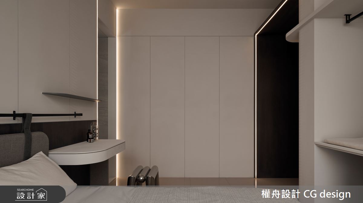 17坪預售屋＿混搭風臥室案例圖片＿權舟室內設計有限公司＿權舟_THE ONE-新北.混搭宅之11