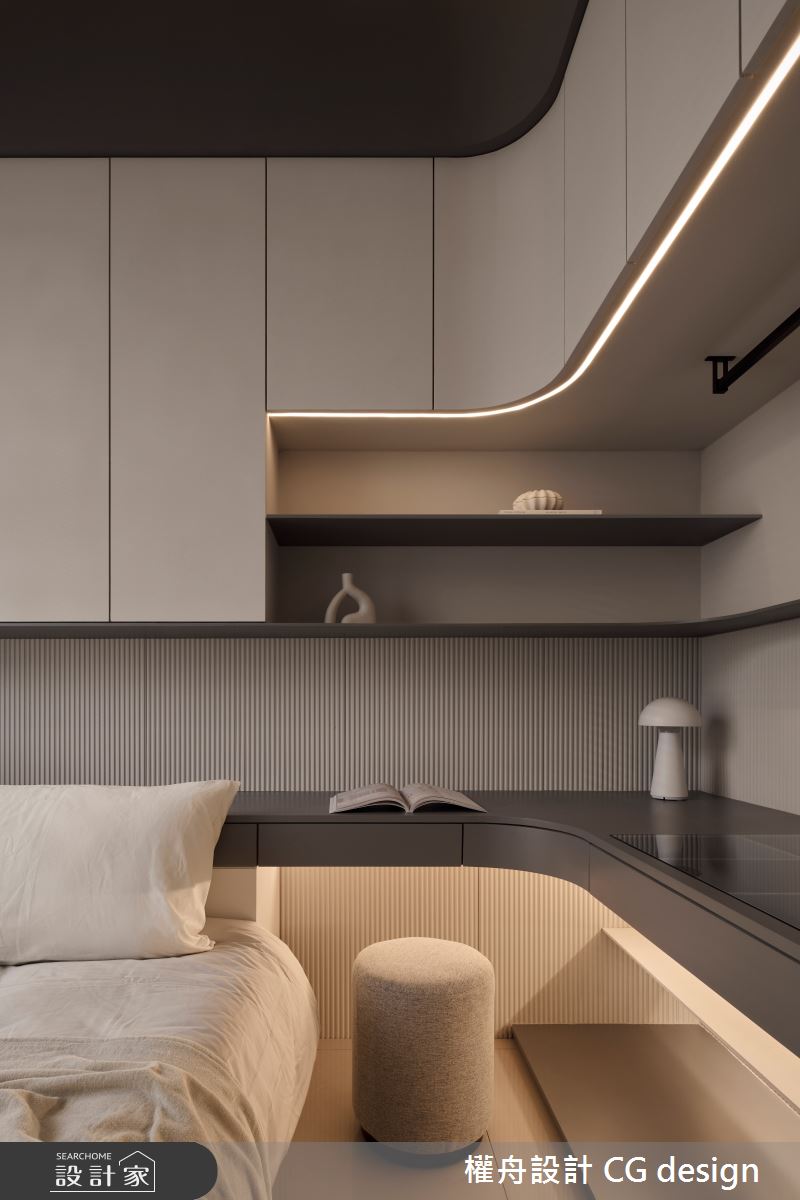 17坪預售屋＿混搭風客房案例圖片＿權舟室內設計有限公司＿權舟_THE ONE-新北.混搭宅之20