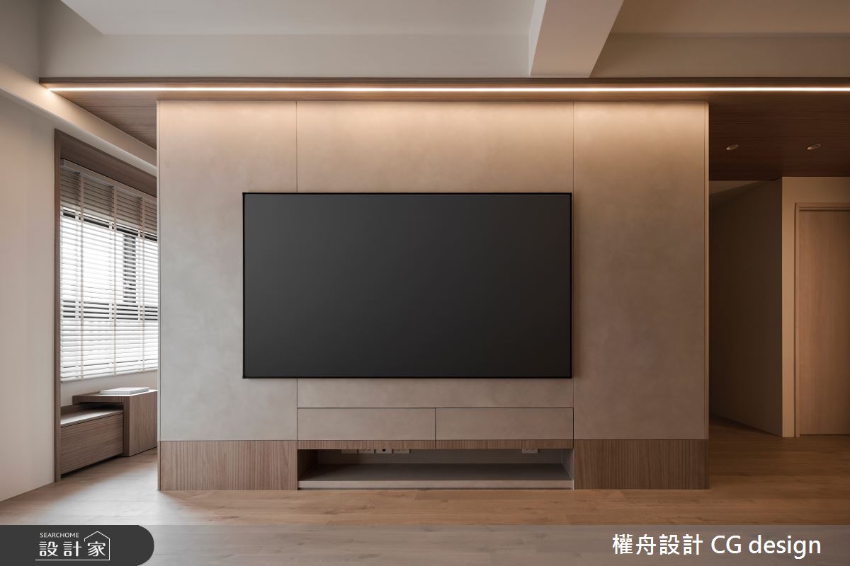 18坪新成屋(5年以下)＿混搭風客廳案例圖片＿權舟室內設計有限公司＿權舟_冉冉秋光-桃園.混搭宅之9