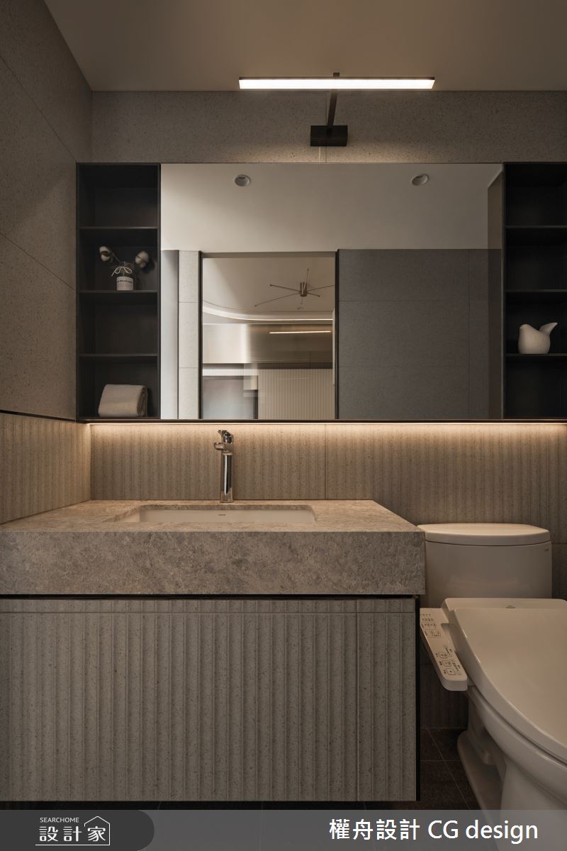 10坪預售屋＿混搭風浴室案例圖片＿權舟室內設計有限公司＿權舟_橙光漫舞-新北.混搭宅之8