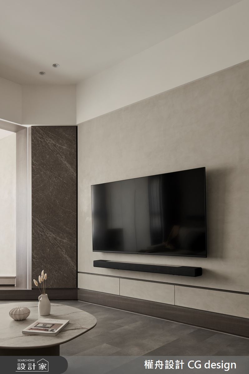 23坪中古屋(5~15年)＿混搭風客廳案例圖片＿權舟室內設計有限公司＿權舟_寂光境域-新北.混搭宅之3