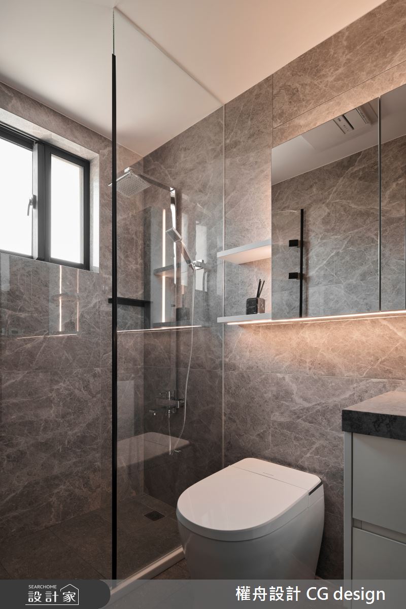 23坪中古屋(5~15年)＿混搭風浴室案例圖片＿權舟室內設計有限公司＿權舟_寂光境域-新北.混搭宅之18