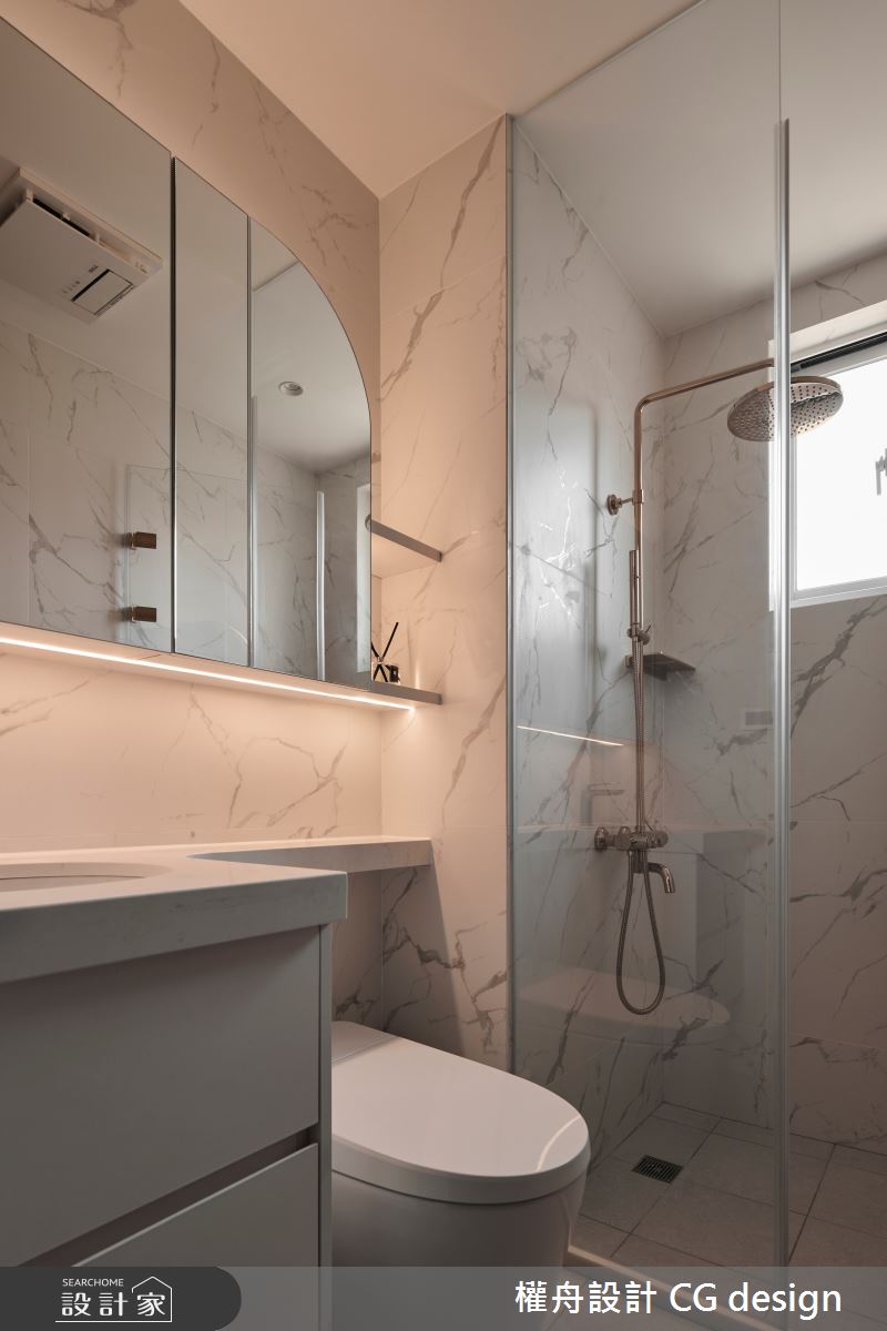 23坪中古屋(5~15年)＿混搭風浴室案例圖片＿權舟室內設計有限公司＿權舟_寂光境域-新北.混搭宅之19