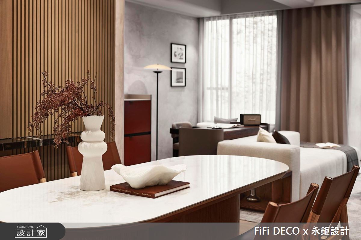 38坪預售屋＿現代風客廳餐廳案例圖片＿純粹美學傢飾有限公司＿FiFi DECO_07之2