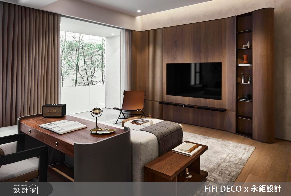 38坪預售屋＿現代風客廳書房案例圖片＿純粹美學傢飾有限公司＿FiFi DECO_07之6