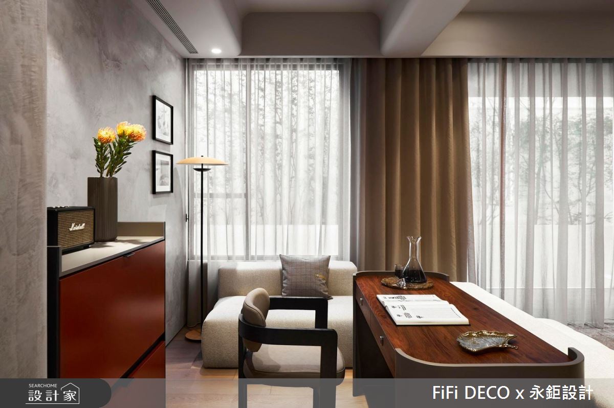 38坪預售屋＿現代風書房案例圖片＿純粹美學傢飾有限公司＿FiFi DECO_07之7