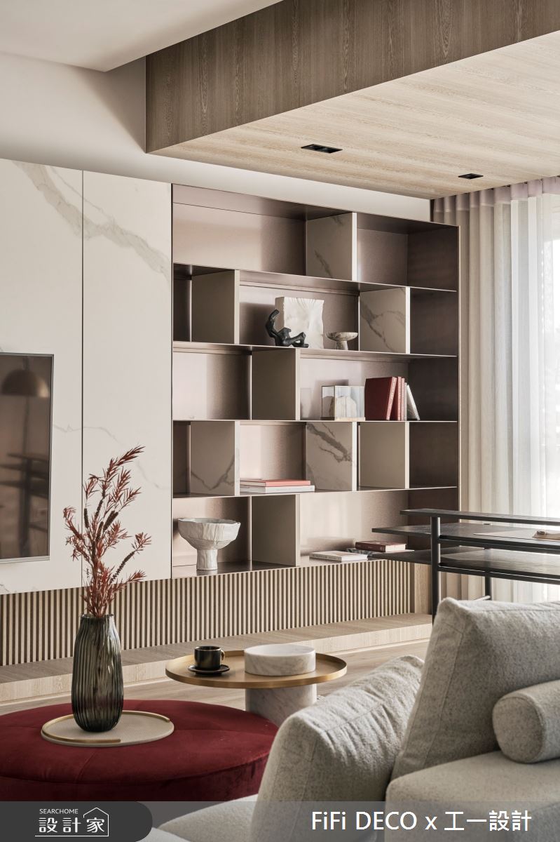 88坪預售屋＿現代風客廳書房案例圖片＿純粹美學傢飾有限公司＿FiFi DECO_12之8