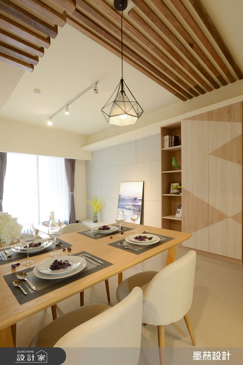 28坪新成屋(5年以下)＿木質風餐廳案例圖片＿墨䔳設計/墨璞情境＿墨䔳_富宇實品屋之2