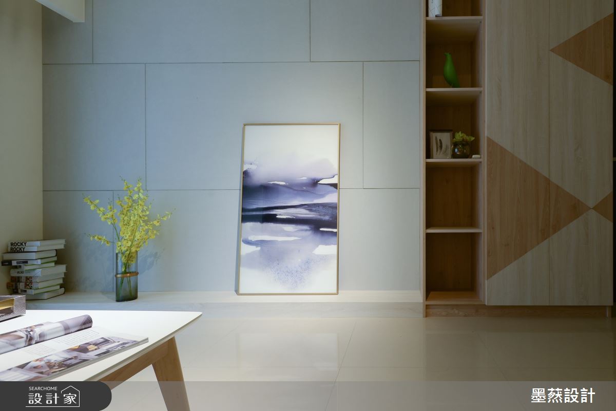 28坪新成屋(5年以下)＿木質風客廳案例圖片＿墨䔳設計/墨璞情境＿墨䔳_富宇實品屋之5