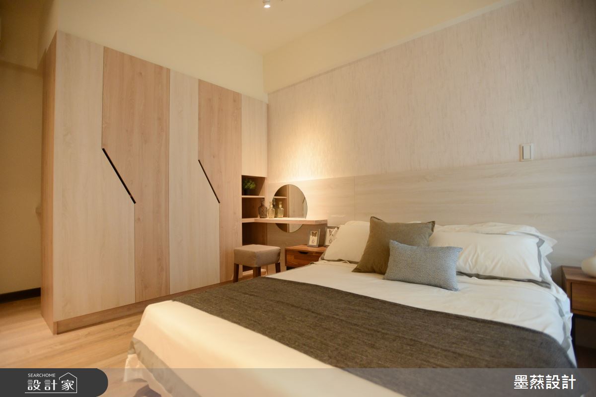 28坪新成屋(5年以下)＿木質風臥室案例圖片＿墨䔳設計/墨璞情境＿墨䔳_富宇實品屋之8