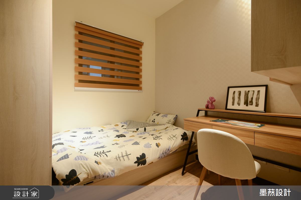 28坪新成屋(5年以下)＿木質風客房案例圖片＿墨䔳設計/墨璞情境＿墨䔳_富宇實品屋之12