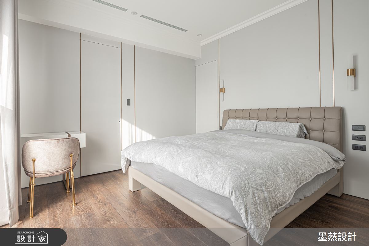 35坪新成屋(5年以下)＿現代風臥室案例圖片＿墨䔳設計/墨璞情境＿墨䔳_雙橡園1812之10