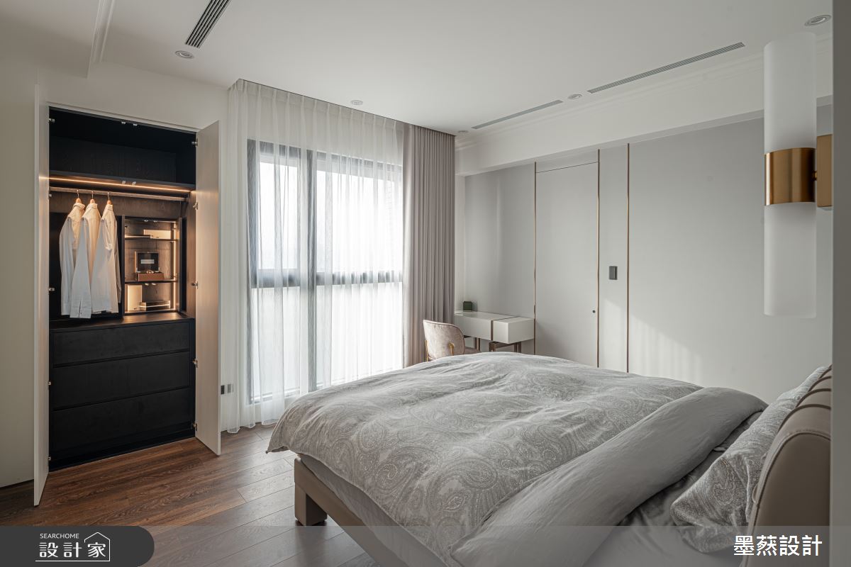 35坪新成屋(5年以下)＿現代風臥室案例圖片＿墨䔳設計/墨璞情境＿墨䔳_雙橡園1812之12