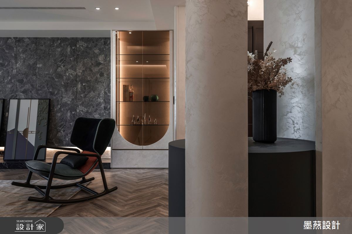 40坪新成屋(5年以下)＿現代風客廳案例圖片＿墨䔳設計/墨璞情境＿墨䔳_太子咸亨之6
